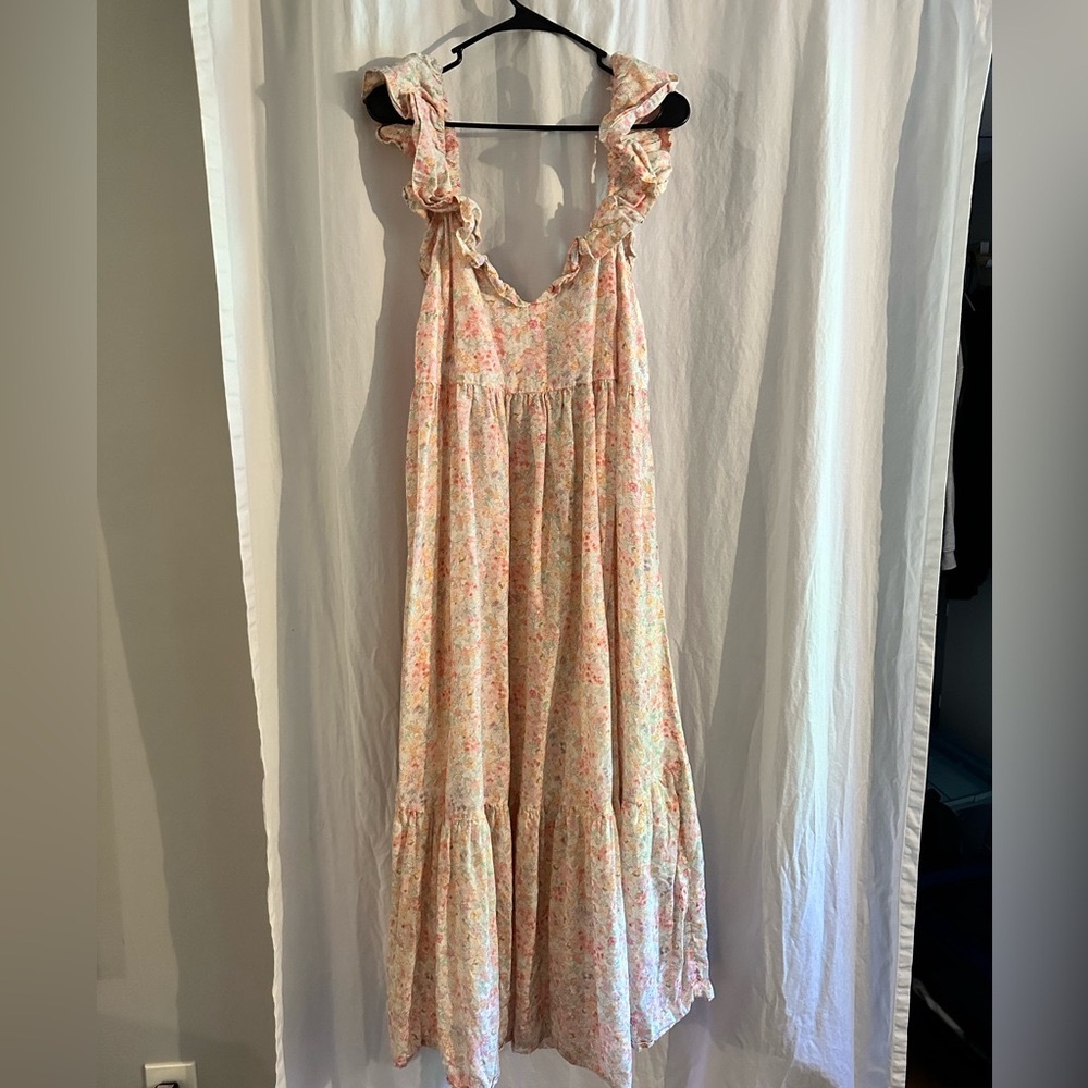 Floral Print Maxi Dress